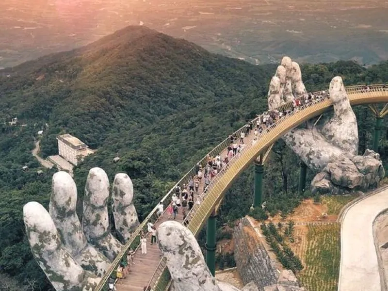 Golden Bridge in Ba Na Hills-Source: Collected Golden Bridge in Ba Na Hills-Source: Collected