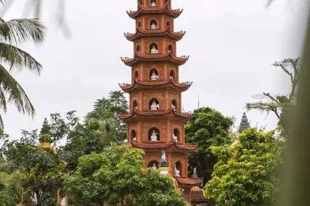 Pagoda in Hanoi, Vietnam