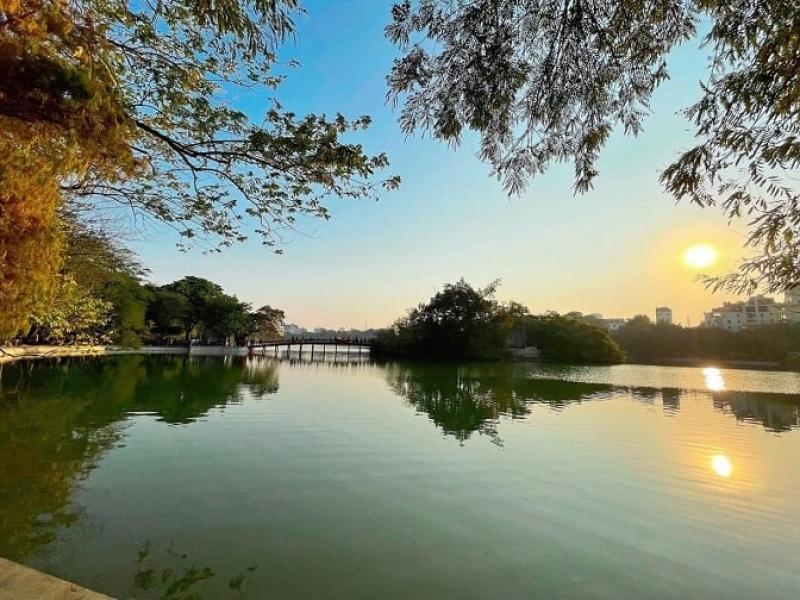 Hoan Kiem Lake in Hanoi