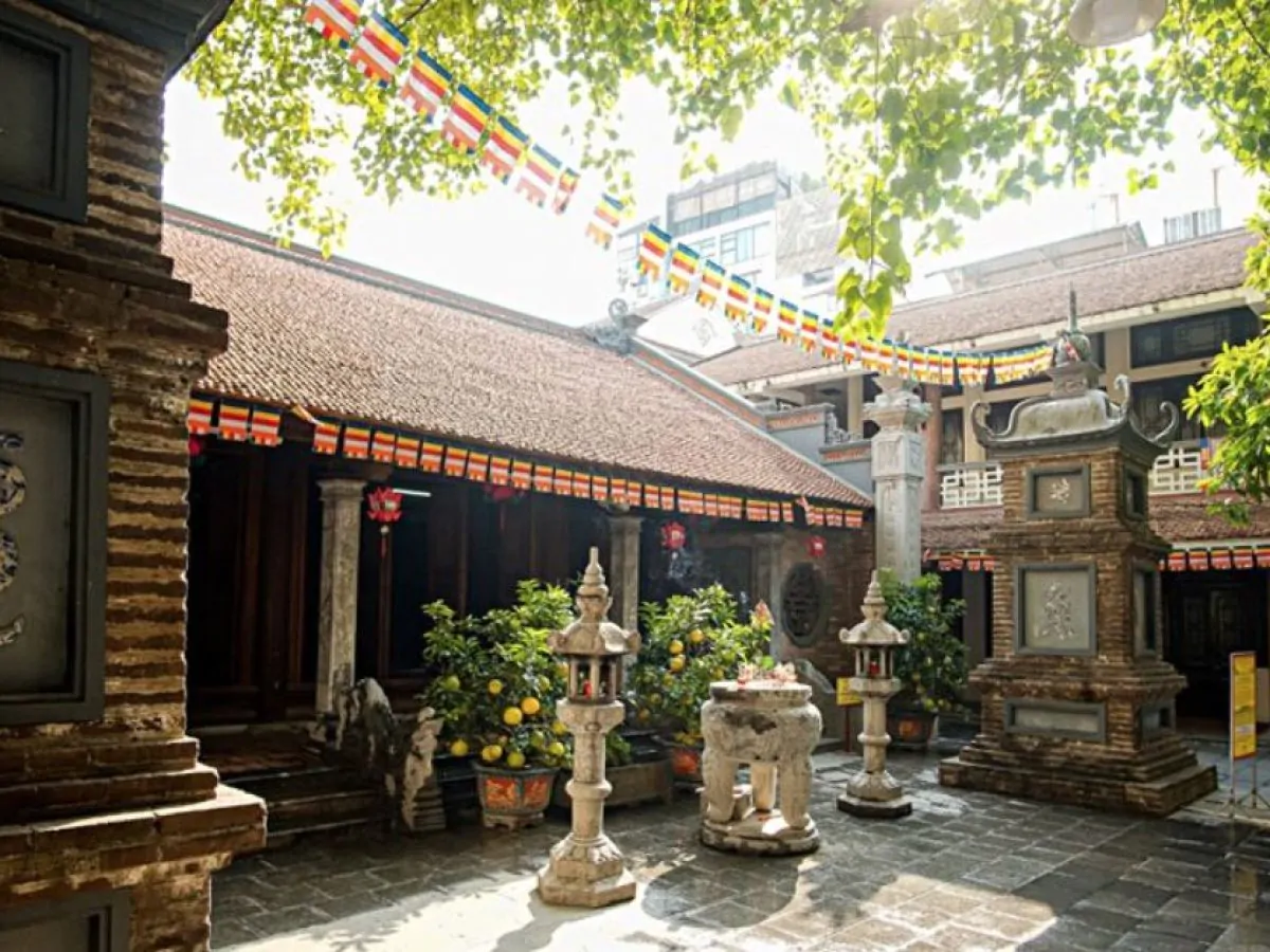 Ba Đa Pagoda in Hanoi, Vietnam