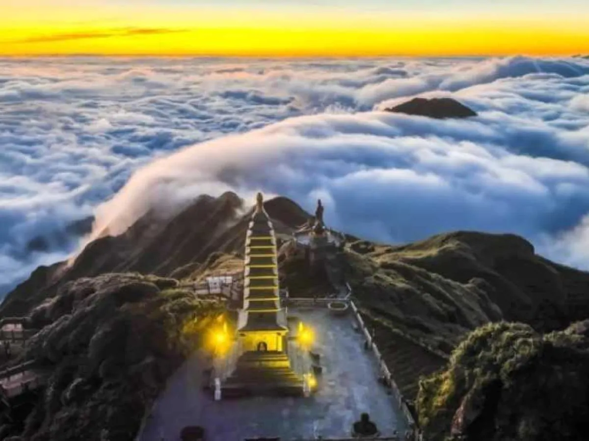 Fansipan Mountain in Sapa, Vietnam