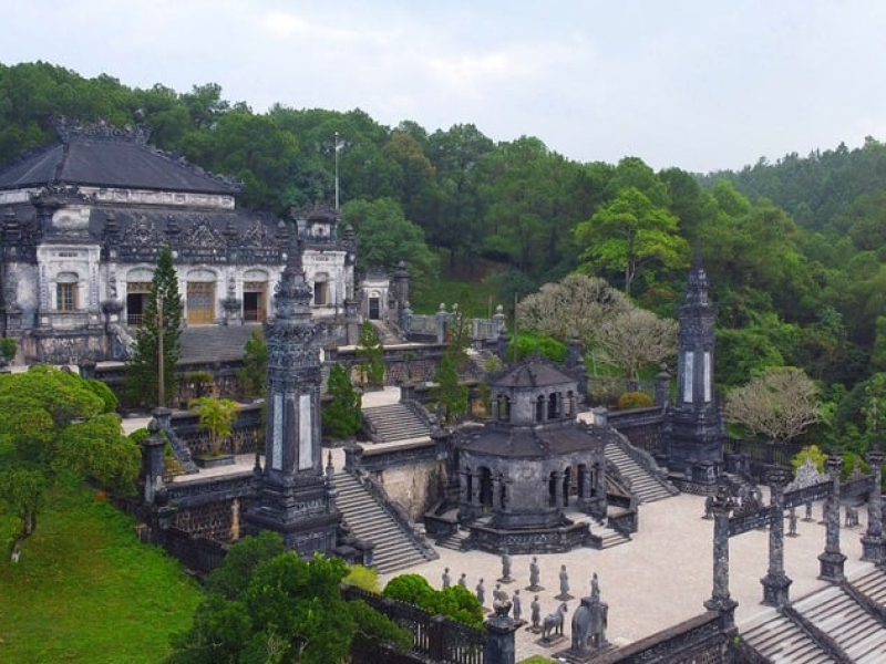 Visit the Tomb of Emperor Khai Dinh