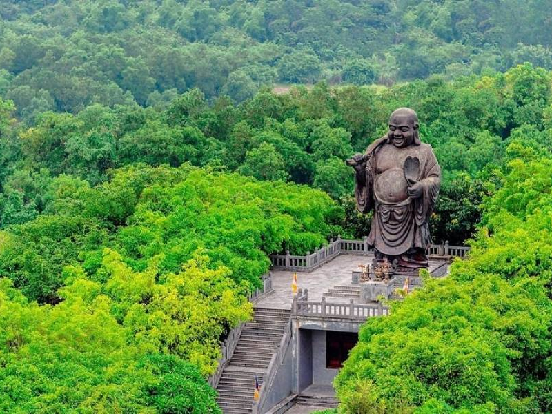 Bai Dinh Pagoda Complex in Ninh Binh Vietnam