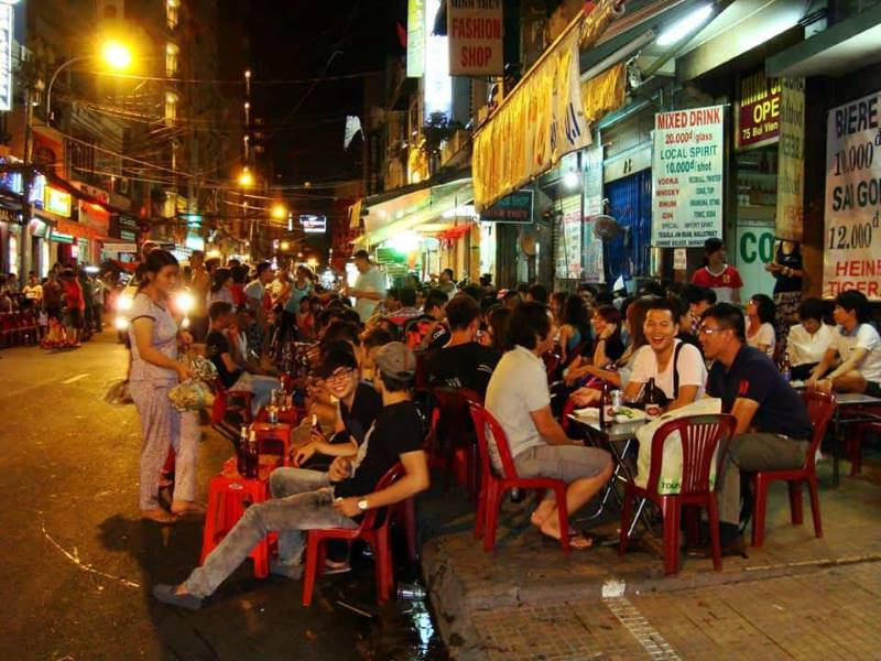 Enjoy Bui Vien Street at Night