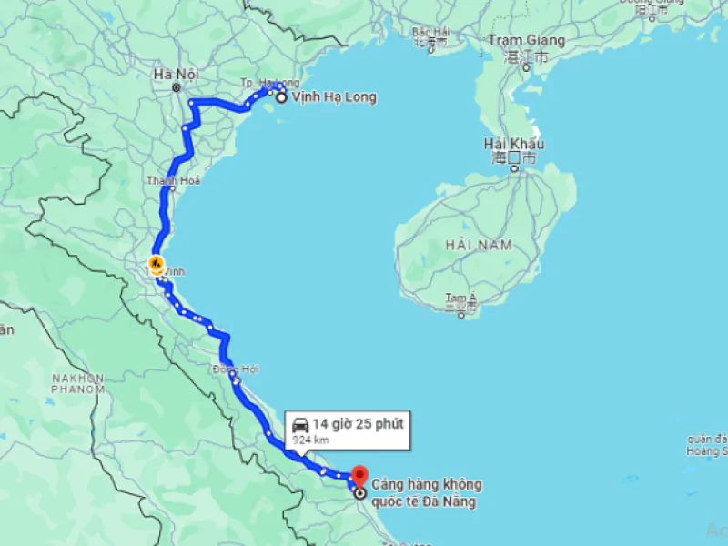 Distance from Ha Long Bay to Da Nang & the Best Way to Travel Distance from Ha Long Bay to Da Nang & the Best Way to Travel