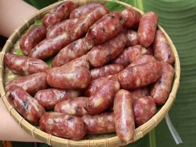 The beef sausage made by the Cham people in An Giang (Source: Collected) The beef sausage made by the Cham people in An Giang (Source: Collected)