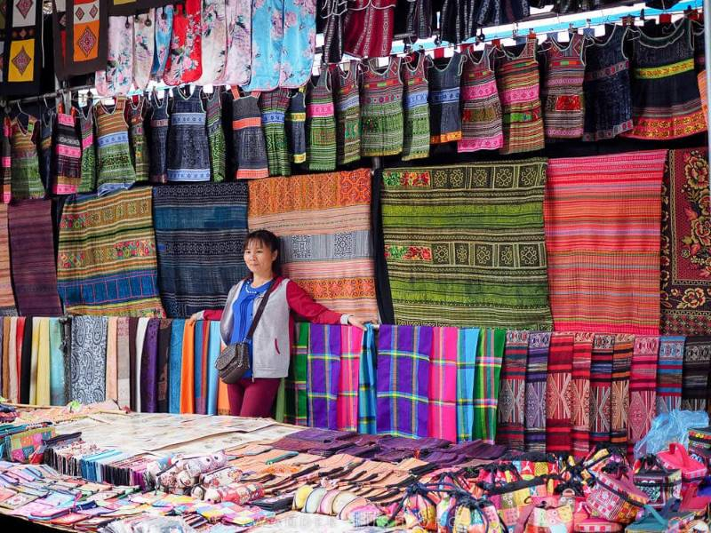 Cao Son Market in Sapa Cao Son Market in Sapa