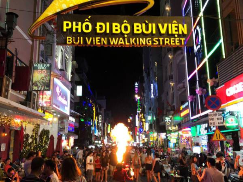 Bui Vien Walking Street is always bustling at night (Source: Collected) Bui Vien Walking Street is always bustling at night (Source: Collected)