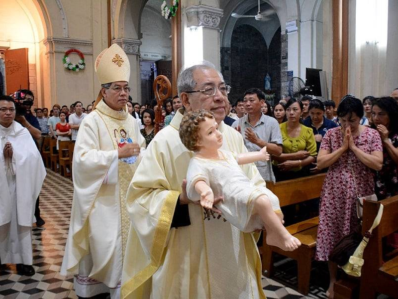 English Mas is available in Duc Ba Church (Source: Collected)