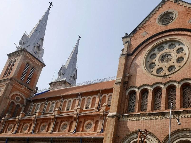 Architecture of Notre Dame Cathedral in Vietnam