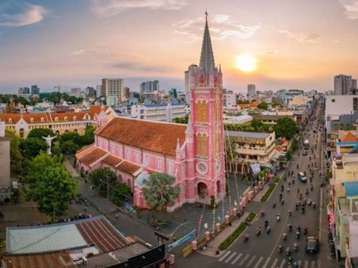 Tan Dinh Church: Saigon’s Pink Gothic Landmark
