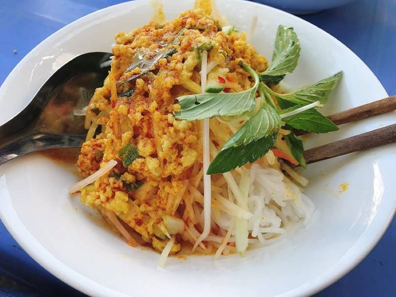 Comprehensive Guide to Phu Quoc Island, Vietnam Spicy seafood salad with herbs on Phu Quoc