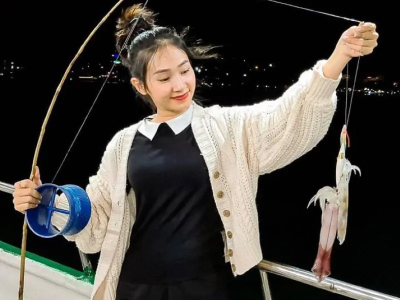 Swimming at Khem Beach