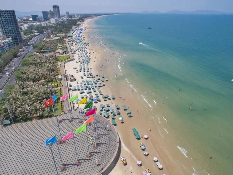 Beautiful beach in Vung Tau