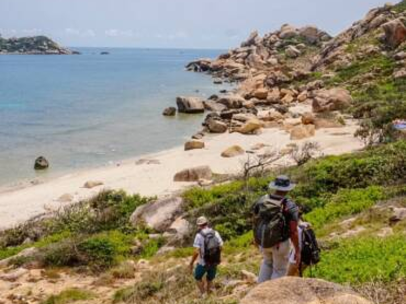 Trekking in Whale Island in Nha Trang-Source: Collected Trekking in Whale Island in Nha Trang-Source: Collected