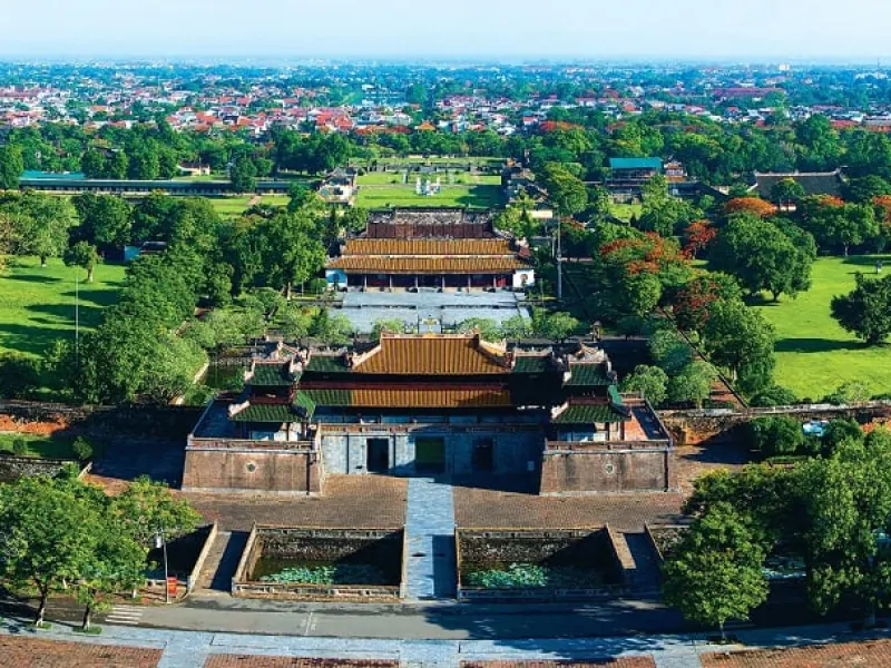 Thai Hoa Palace (Throne Palace) in Hue Citadel