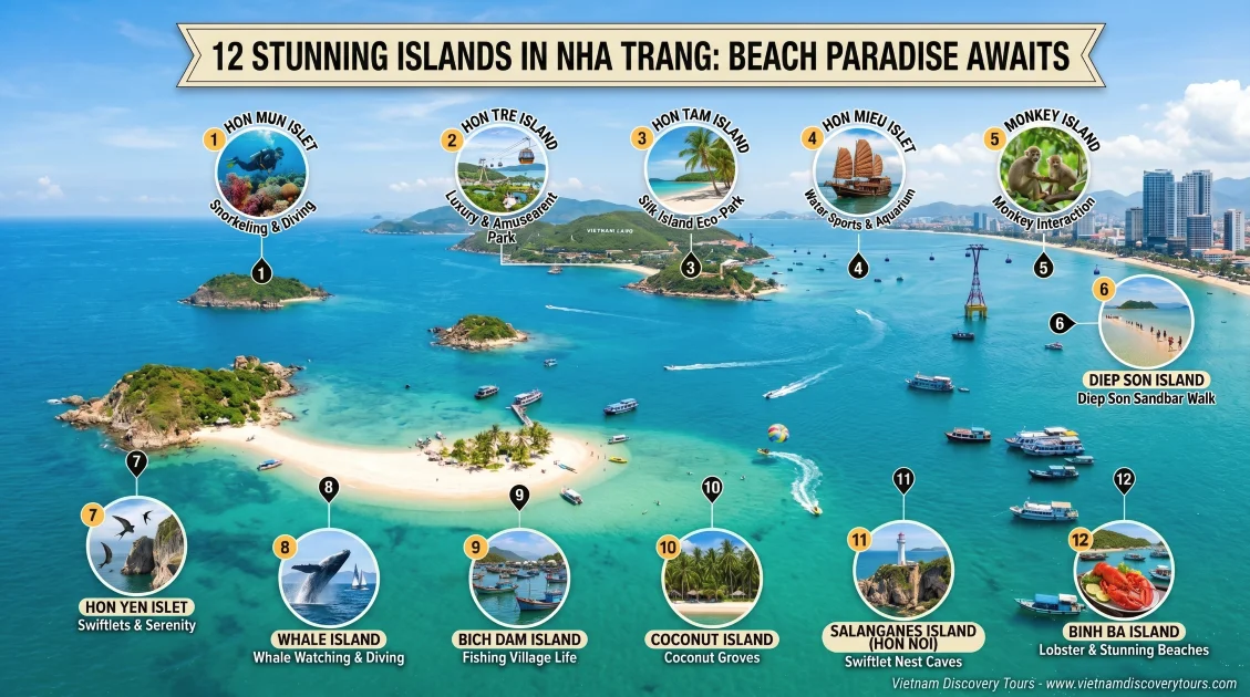 12 Stunning Islands in Nha Trang: Beach Paradise Awaits