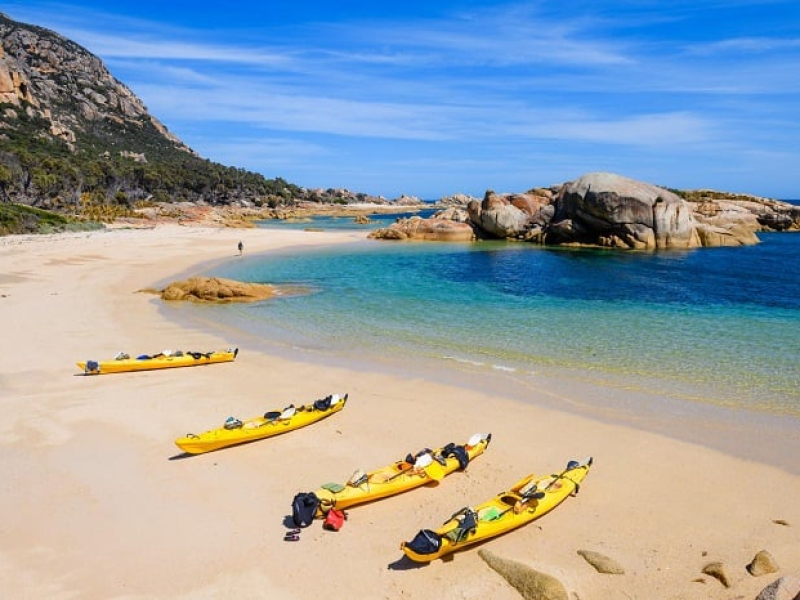 Kayaking is a favorite activity at An Bang Beach