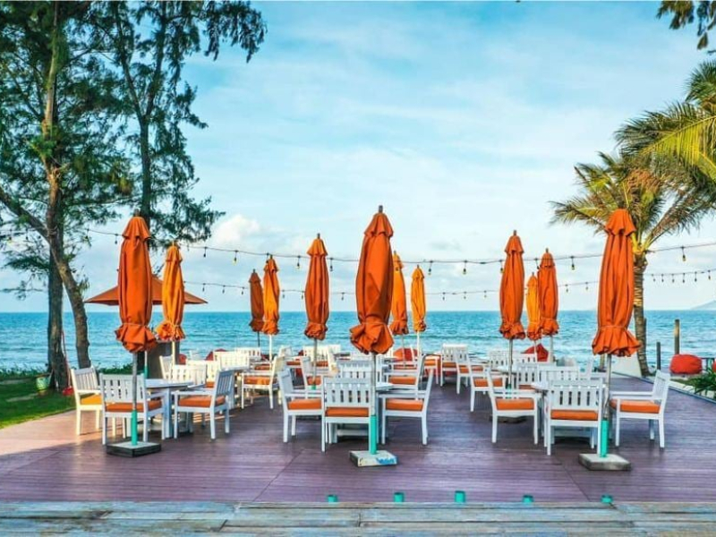 An open space at Moyo Beach Club