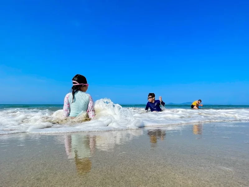 Ha My Beach offers an ideal respite from the summer heat (Source: Collected) Ha My Beach offers an ideal respite from the summer heat (Source: Collected)