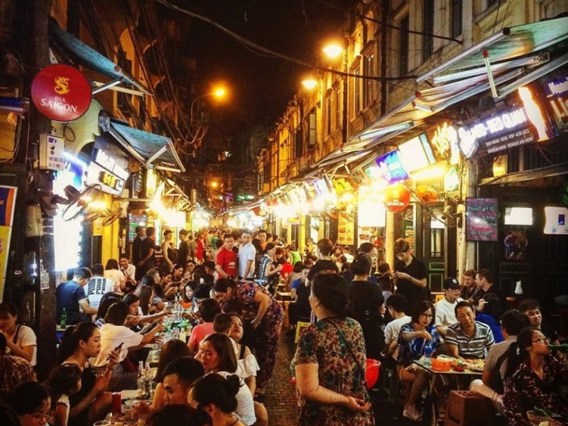 An Old Street in Hanoi - Source: Collected