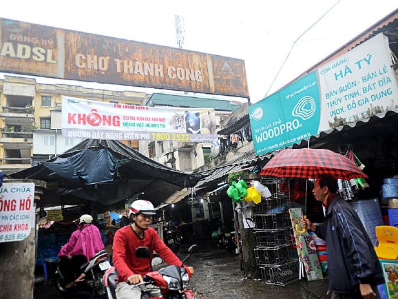 Thanh Cong Market is the place to come (Source: Collected)