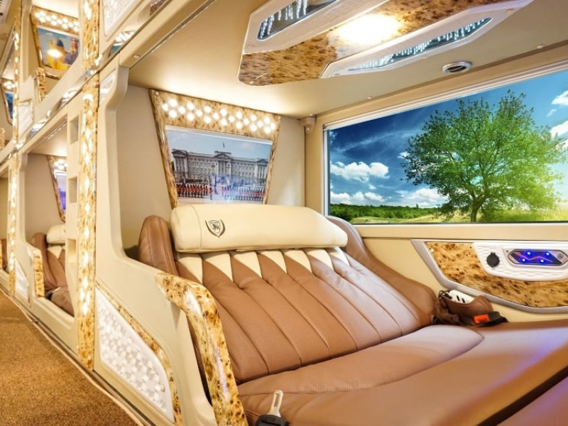 A sleeper bus from Ho Chi Minh City to Dalat is a favored transport option (Source: Collected)