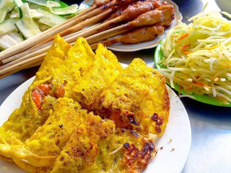 Hoi An pancakes, or "banh xeo", get their name from the sizzling sound during cooking (Source: Collected) Hoi An pancakes, or "banh xeo", get their name from the sizzling sound during cooking (Source: Collected)