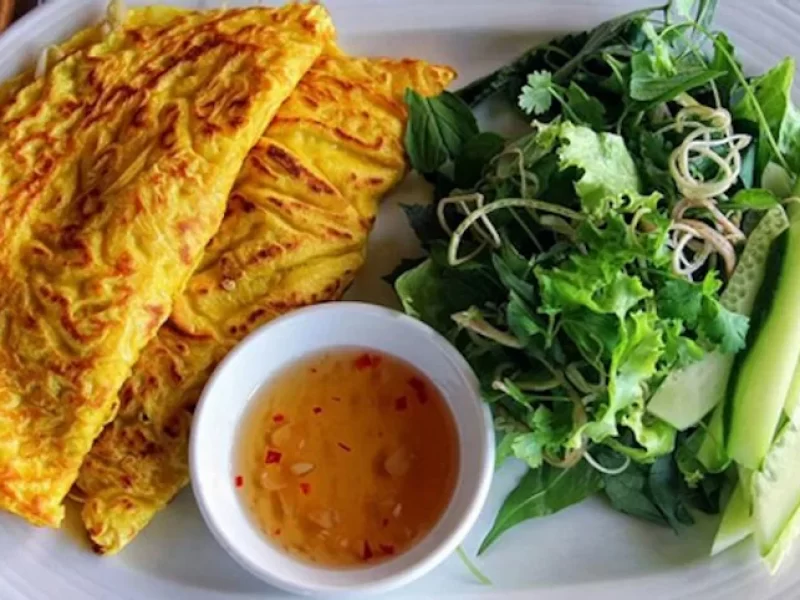 Banh xeo Hai Dao is famous for its crispy pancake in Hoi An (Source: Collected) Banh xeo Hai Dao is famous for its crispy pancake in Hoi An (Source: Collected)