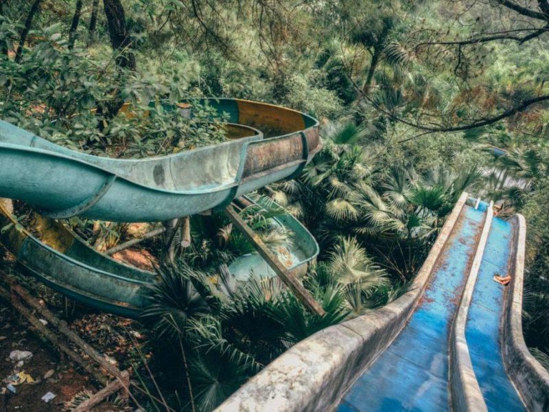 Embarking on an adventure of curiosity and intrigue at this Abandoned Water Park Vietnam (Source: Collected)