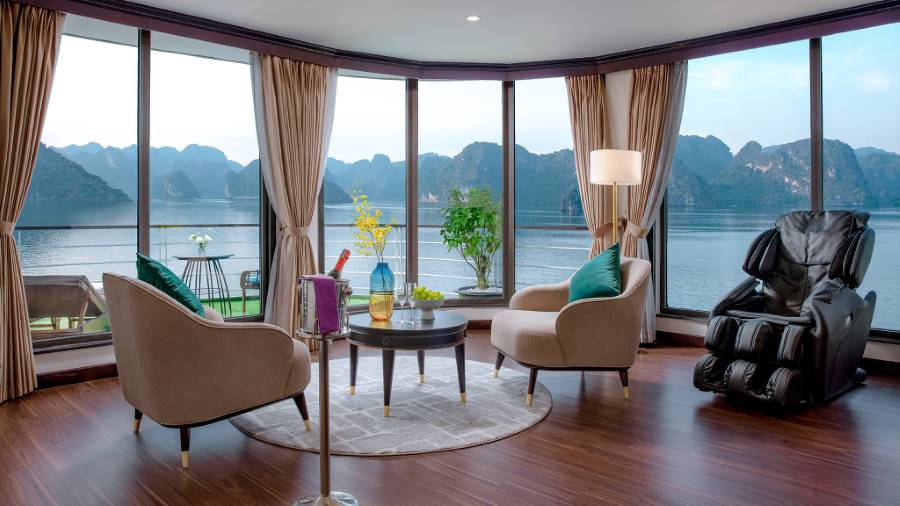 President Suite Terrace | Vietnam Discovery Tours