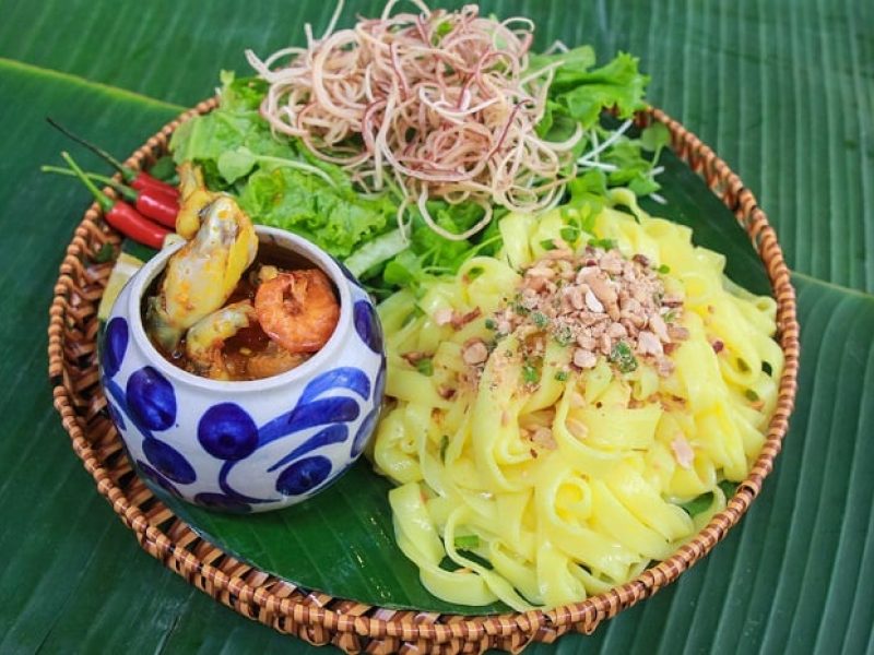 Mi Quang ech (Quang noodles with frog) (Source: Collected)