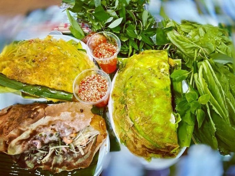Vietnamese sizzling pancakes (Source: Collected)