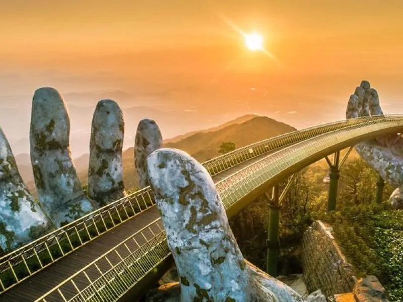 Golden Hand bridge: The Ultimate Travel Guide Danang's Golden Bridge: A Mesmerizing Architectural Wonder in Ba Na Hills