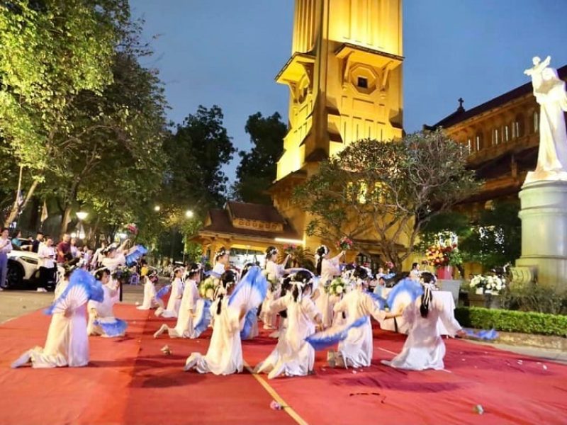 Cua Bac Church is a prime example of the fusion of European and Vietnamese architectural styles (Source: Collected) Cua Bac Church is a prime example of the fusion of European and Vietnamese architectural styles (Source: Collected)