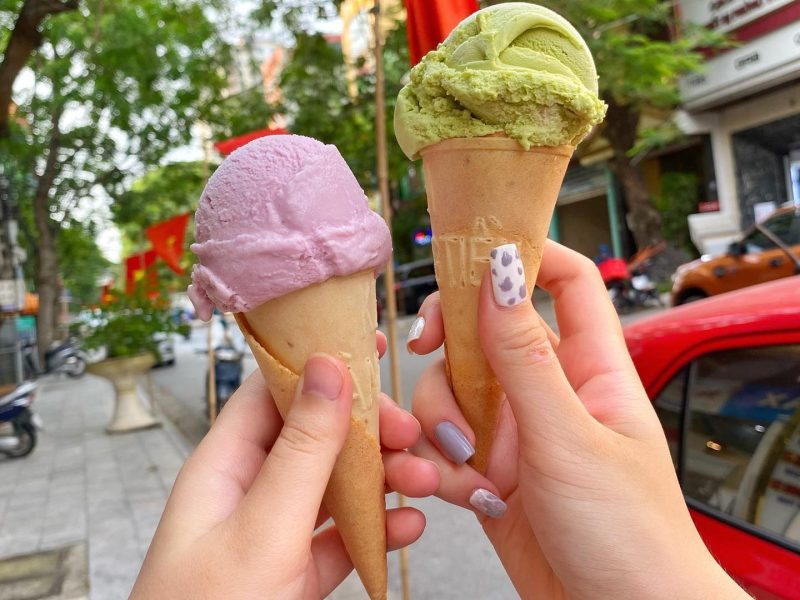 Trang Tien Ice Cream Cones are one of the best-sellers (Source: Collected) Trang Tien Ice Cream Cones are one of the best-sellers (Source: Collected)