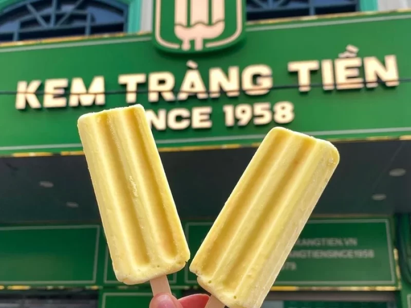 Trang Tien Ice Cream in Hanoi Trang Tien Ice Cream in Hanoi