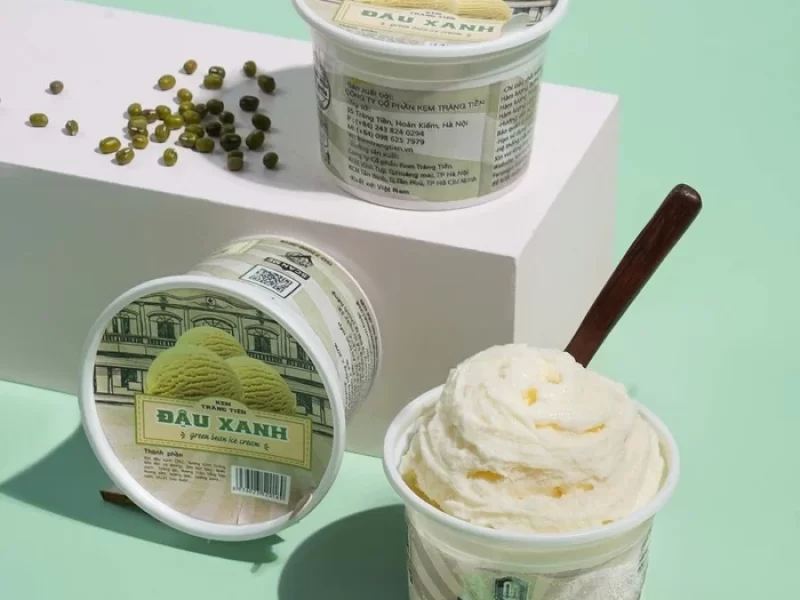 Trang Tien Ice Cream Cups are suitable for takeaway (Source: Collected) Trang Tien Ice Cream Cups are suitable for takeaway (Source: Collected)