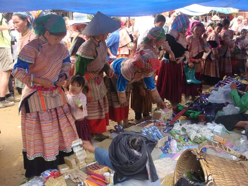 Coc Ly Market, Sapa, Vietnam Coc Ly Market, Sapa, Vietnam