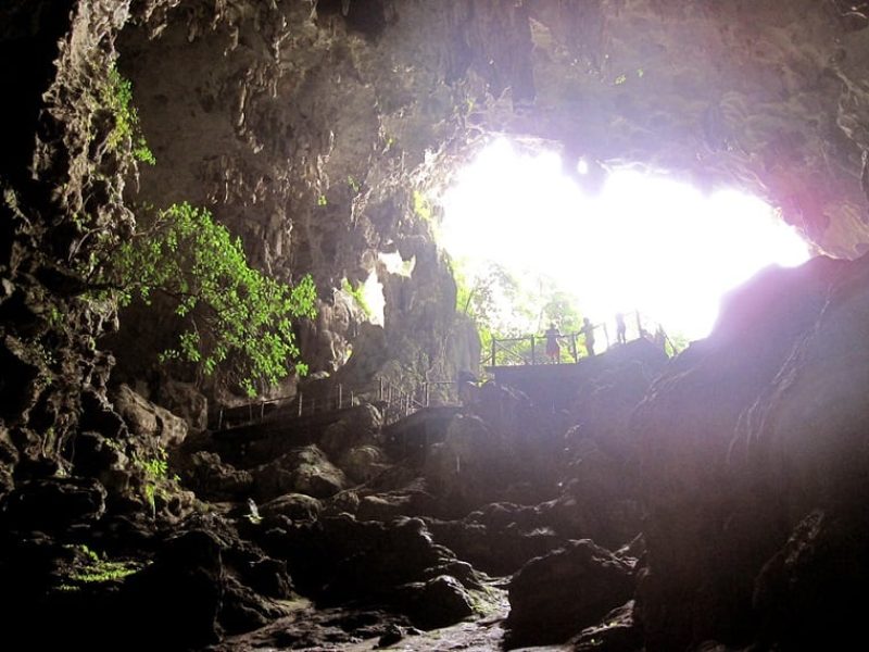 The large entrance of Dau Go Cave (Source: Collected) The large entrance of Dau Go Cave (Source: Collected)