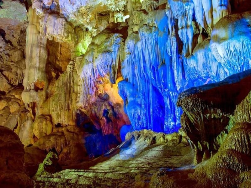 Unique shapes of the stalagmites inside the cave (Source: Collected) Unique shapes of the stalagmites inside the cave (Source: Collected)