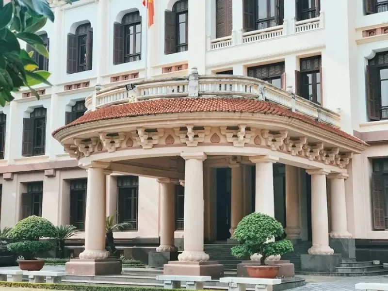 Fine Arts Museum viewed from outside (Source: Collected) Fine Arts Museum Hanoi viewed from outside (Source: Collected)