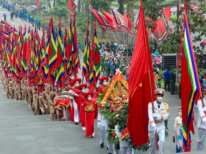 The religious ceremony at Hung King Temple Festival (Source: Collected)