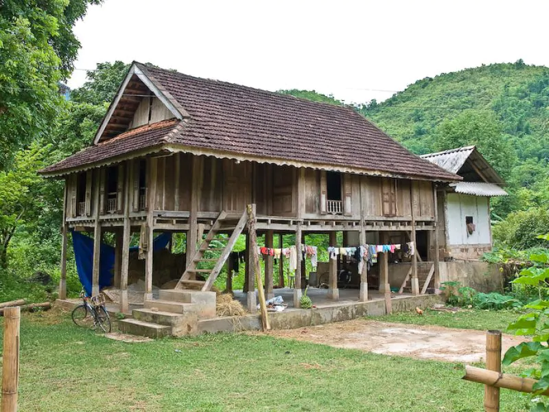 The Tay Stilt House in Mai Chau The Tay Stilt House in Mai Chau