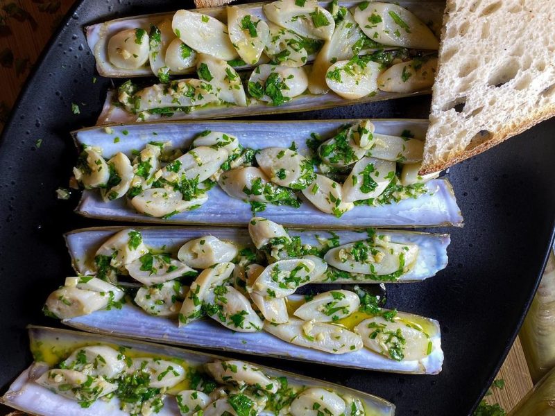 Razor Clam-Photo: @anabananacooks Razor Clam-Photo: @anabananacooks
