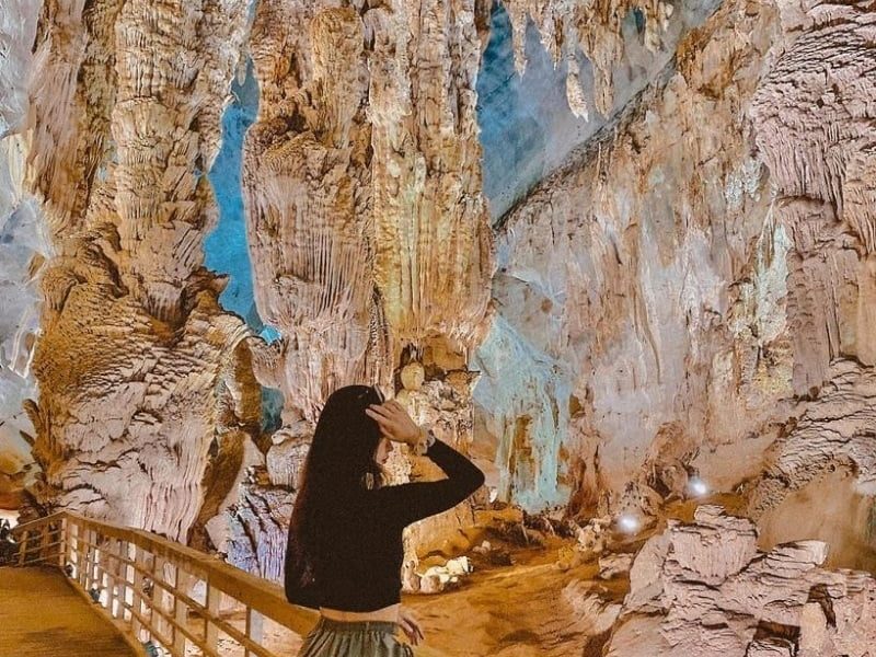 Visitors can take gorgeous photos in the second chamber (Source: Collected) Visitors can take gorgeous photos in the second chamber (Source: Collected)