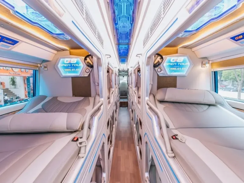 Hanoi to Sapa G8 Bus Upper Cabin | Vietnam Discovery Tours