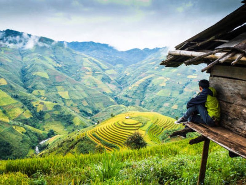 A Mong hut, where you can rest and watch the rice ripen. A Mong hut, where you can rest and watch the rice ripen.