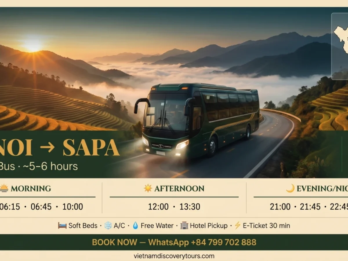 Hanoi to Sapa Sleeper Bus: VIP Cabins, Schedule & Booking 2026