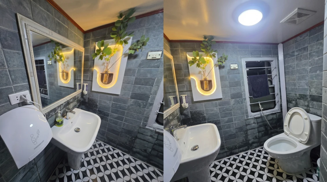 SP7 Train Toilet Bathroom — Vietnam Discovery Tours